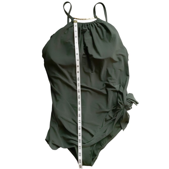 MAGICSUIT by MIRACLESUIT Swimsuit! Retail $178. Military green - Picture 4 of 8